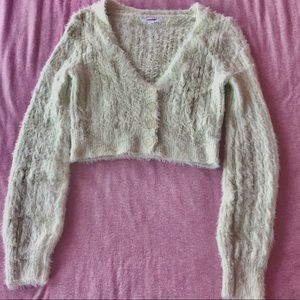 Garage fuzzy cardigan